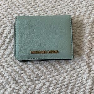 MK Tiffany blue wallet